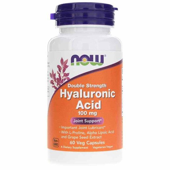 Hyaluronic Acid 100 Mg Double Strength, NOW